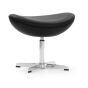 furnfurn tabouret cuir | Arne Jacobsen réplique Egg chaise
