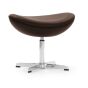 furnfurn tabouret cuir | Arne Jacobsen réplique Egg chaise