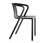 Air armchair stackable black