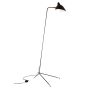 Serge Mouille Contemporary | vloerlamp zwart