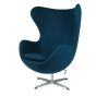 furnfurn Lounge krzesło Kasjmier | Arne Jacobsen replika Egg miejsc