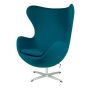 furnfurn Lounge krzesło Kasjmier | Arne Jacobsen replika Egg miejsc