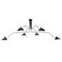 Serge Mouille Contemporary | pendentif 6-bras noir