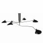 Serge Mouille Contemporary | pendentif 6-bras noir