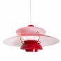 Poul Henningsen PH50 pendellampa röd