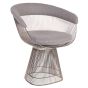 furnfurn chaise de salle à manger petit | Platner réplique Wire chaise