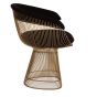 furnfurn chaise de salle à manger petit | Platner réplique Wire chaise