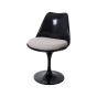 furnfurn chaise de salle à manger siège pivotant, sans accoudoirs | Eero Saarinen réplique Tulip chaise