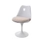 furnfurn chaise de salle à manger siège pivotant, sans accoudoirs | Eero Saarinen réplique Tulip chaise