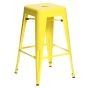 furnfurn tabouret de bar 66cm | Pauchard réplique Tabouret de style Tolix
