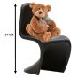 furnfurn chaise pour enfants brillant | Panton réplique Chaise Panton