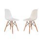 furnfurn cadeira de jantar lustroso | Eames réplica DS-wood