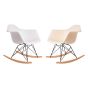 Eames replika RA-rod | gyngestol Svart base