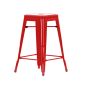 furnfurn tabouret de bar 66cm | Pauchard réplique Tabouret de style Tolix