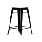 furnfurn tabouret de bar 66cm | Pauchard réplique Tabouret de style Tolix
