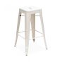 furnfurn tabouret de bar 77cm | Pauchard réplique Tabouret de style Tolix