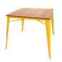 furnfurn table à manger | Pauchard réplique Table de patio de style Tolix