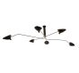 Serge Mouille Contemporary | pendentif 6-bras noir