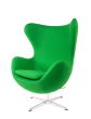furnfurn Lounge krzesło Kasjmier | Arne Jacobsen replika Egg miejsc