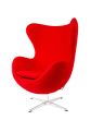 furnfurn Lounge krzesło Kasjmier | Arne Jacobsen replika Egg miejsc