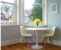 furnfurn mesa de comedor 80cm | Eero Saarinen réplica Tabla del tulipán