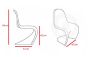 furnfurn silla de comedor lustroso | Panton réplica silla Panton