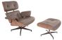 Eames replica lounge stoel met hocker EA670 SPECIAL EDITION