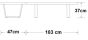 furnfurn Bank 183cm | Nelson replika Nelson Bench
