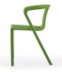 Air armchair stackable green