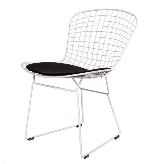 furnfurn eetkamerstoel Wit frame | Harry Bertoia replica Bertoia