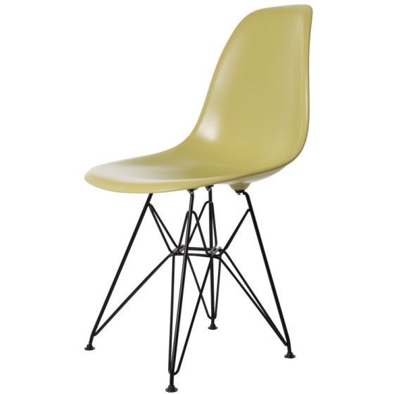furnfurn spisebordsstol sort stel | Eames replika DS-rod