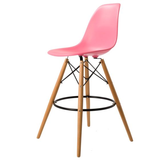 furnfurn Taburete de barra estera | Eames réplica DS-wood