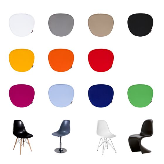 furnfurn Cojín D.S.W.-DS-rod | Eames réplica almohada