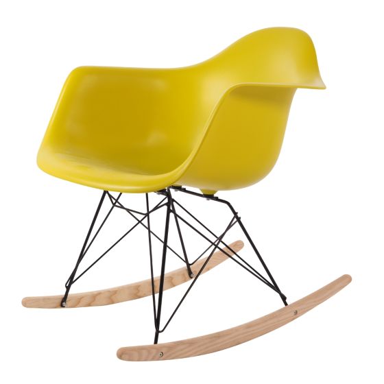 Eames replika RA-rod | gyngestol Svart base