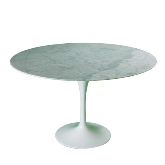 furnfurn eettafel marmer 120cm | Eero Saarinen replica Tulip Table