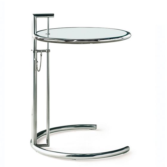 E1027 | tavolino Cromo