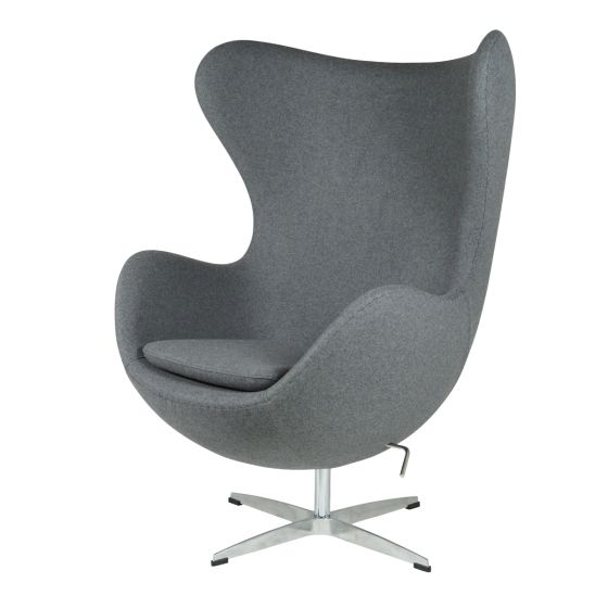 furnfurn Lounge krzesło Kasjmier | Arne Jacobsen replika Egg miejsc