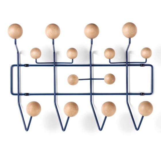 Eames replica Hang it all | kapstok Naturel met zwart frame