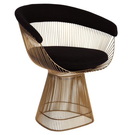 furnfurn chaise de salle à manger petit | Platner réplique Wire chaise