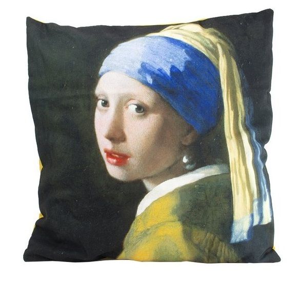 Lanzfeld Vermeer-niña con la perla | fundas de colchón excluyendo el relleno multicolor