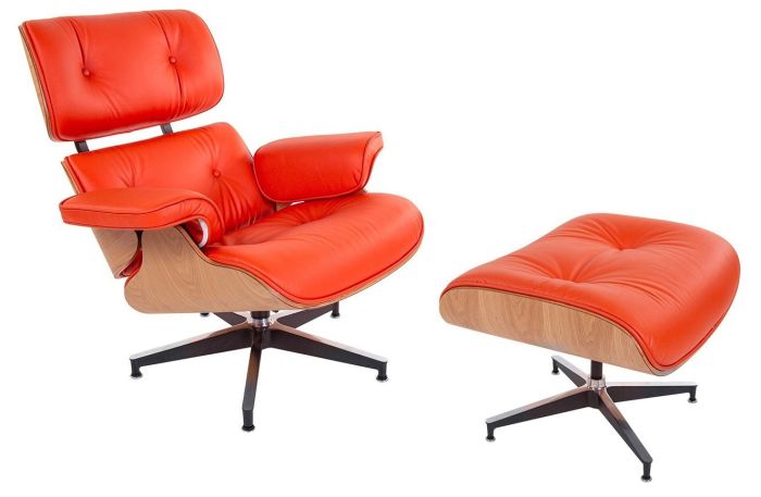 Eames replica lounge stoel met hocker EA670 SPECIAL EDITION