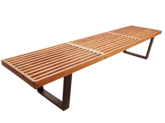 furnfurn Bank 183cm | Nelson replika Nelson Bench