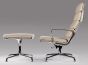 furnfurn chaise longue avec hocker | Eames réplique EA222