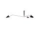 Serge Mouille Contemporary | Pendelleuchte 3-arm schwarz