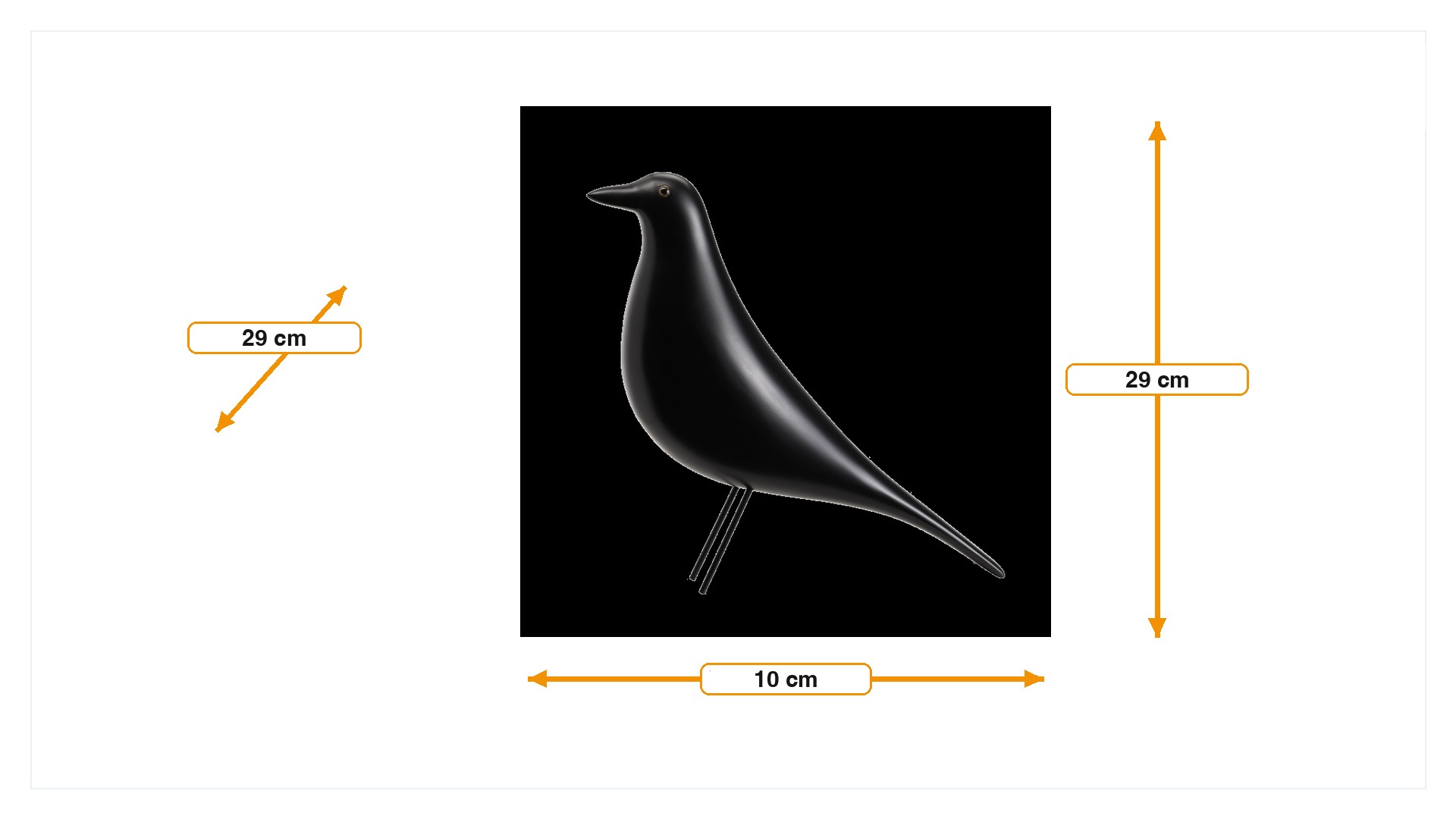 Product dimensions for Decoración Casa del pájaro | FurnFurn