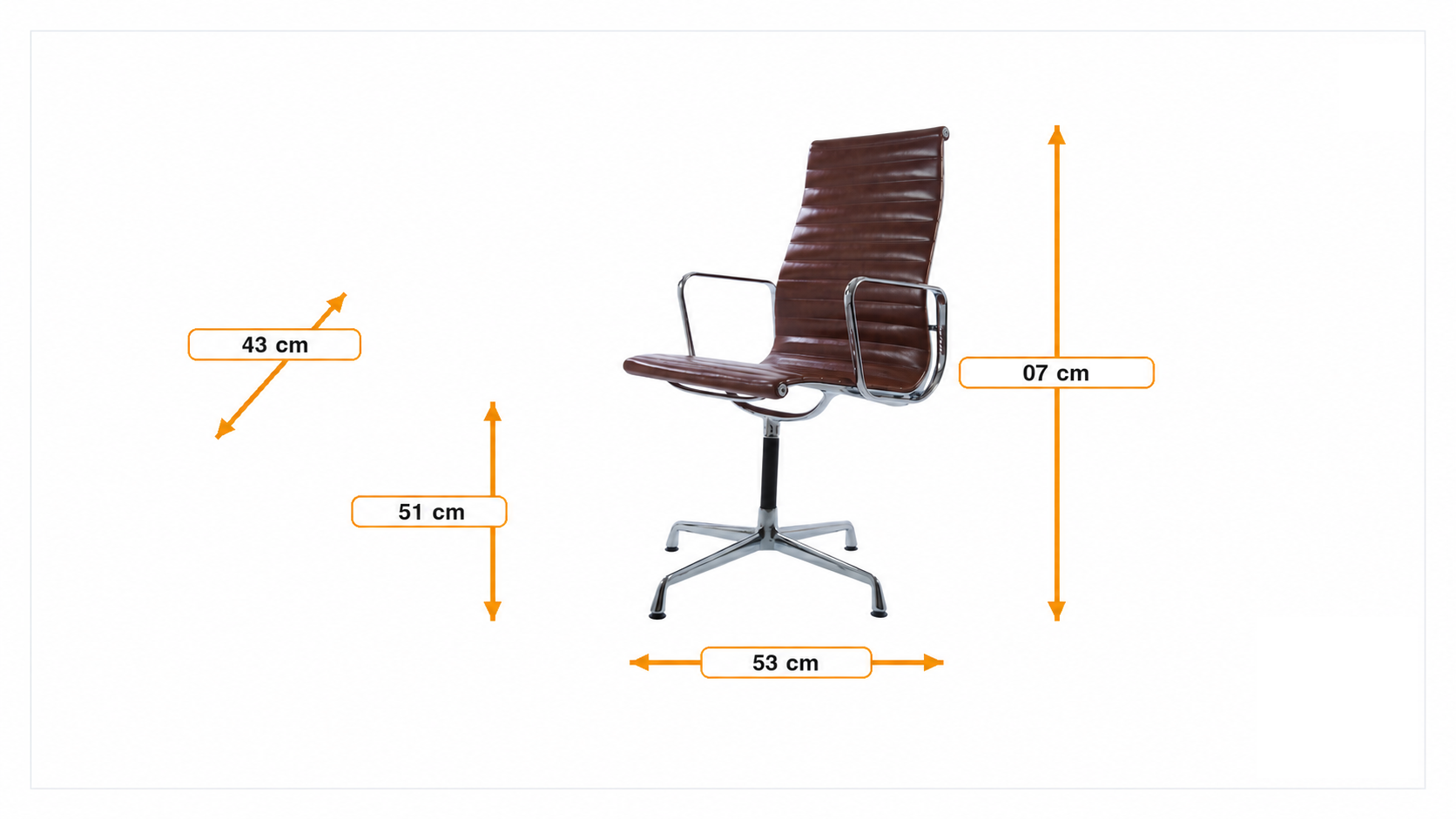 Product dimensions for Presidente da reunião EA109 | FurnFurn