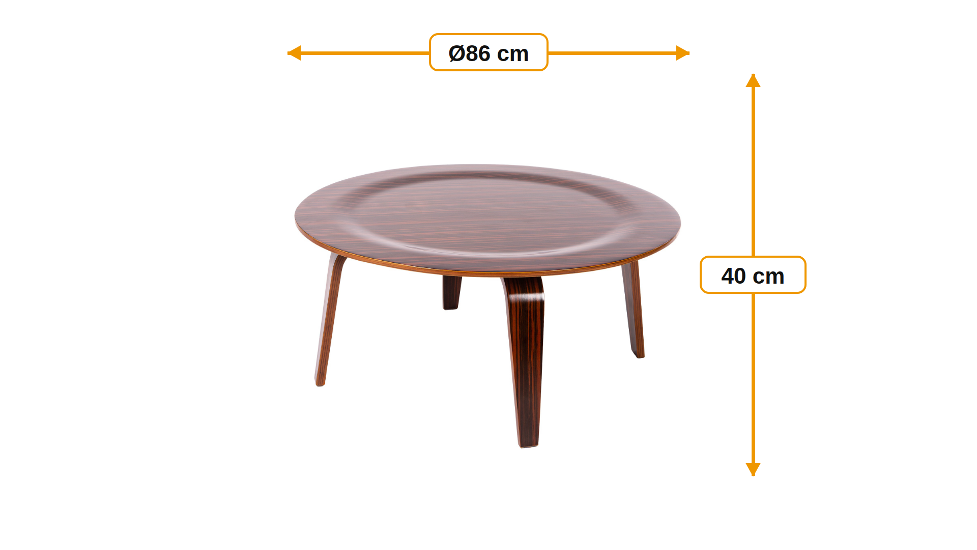 Product dimensions for Salongbord CTW | FurnFurn