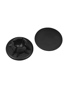 furnfurn Floor protectors plastic | Eames replica Rod base black