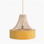 raw pendant light Suave lamp circus yellow
