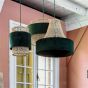 raw pendant light Suave lamp cylinder small green